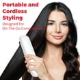 thumbnail image 6 of Cordless Hair Straightener Brush, Portable Travel Hair Straightener Comb Negative Ion Fast Heating Hot Comb for Women with USB-C Rechargeable Ceramic Mini Straightening Set with Protection Spary, 6 of 8