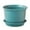 Green-5.9"x 5.9"x 4.1", variant on SMKE Plant pots indoor with with Drainage Hole&Tray Saucer,Round Plastic Plant Pots,Outdoor Pots for Plants Decoration Flower Pots for Indoor Home Garden Outdoor Planters Green-5.9"x 5.9"x 4.1"
