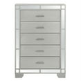 thumbnail image 3 of Glory Furniture 5 Drawer Chest Silver Champagne, 3 of 9