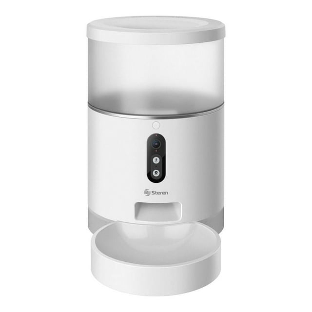 Dispensador Wi-Fi de alimento para mascotas con cámara UHD 2K y grabador de voz Steren SHOME-PET