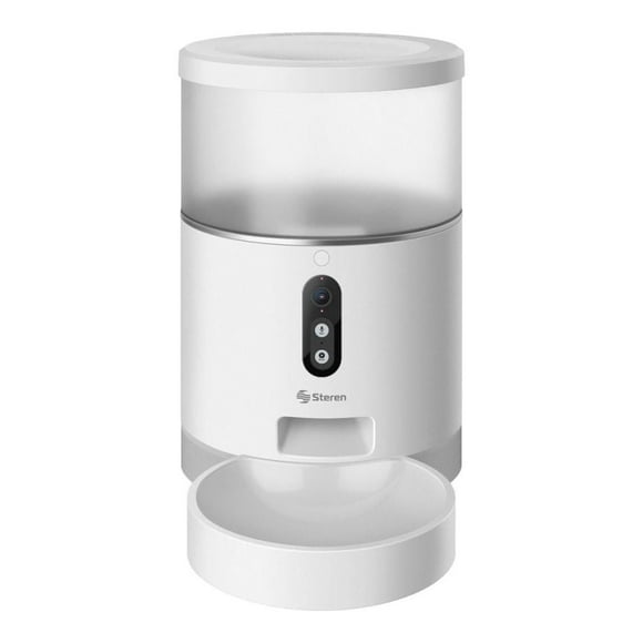 Dispensador Wi-Fi de alimento para mascotas con cámara UHD 2K y grabador de voz Steren SHOME-PET
