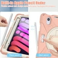thumbnail image 2 of Allytech iPad mini 6 Case 8.3-inch 2021, Military Grade Shockproof Anti-scratch Build-in Pencil Holder Kickstand Hand Strap Protective Case Cover for Apple iPad mini 6th Generation, Pink, 2 of 5