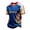 #A01-Royal Blue, variant on Mexico Soccer Jersey T-Shirt for Men 2026 World Football Game National Team 2D Graphic V Neck Tops Short Sleeve Tee Fans Gift,Light Blue S
