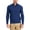 Denim, variant on Michael Kors Mens Layering Collared 3/4 Zip Pullover Sweater, Blue, X-Large