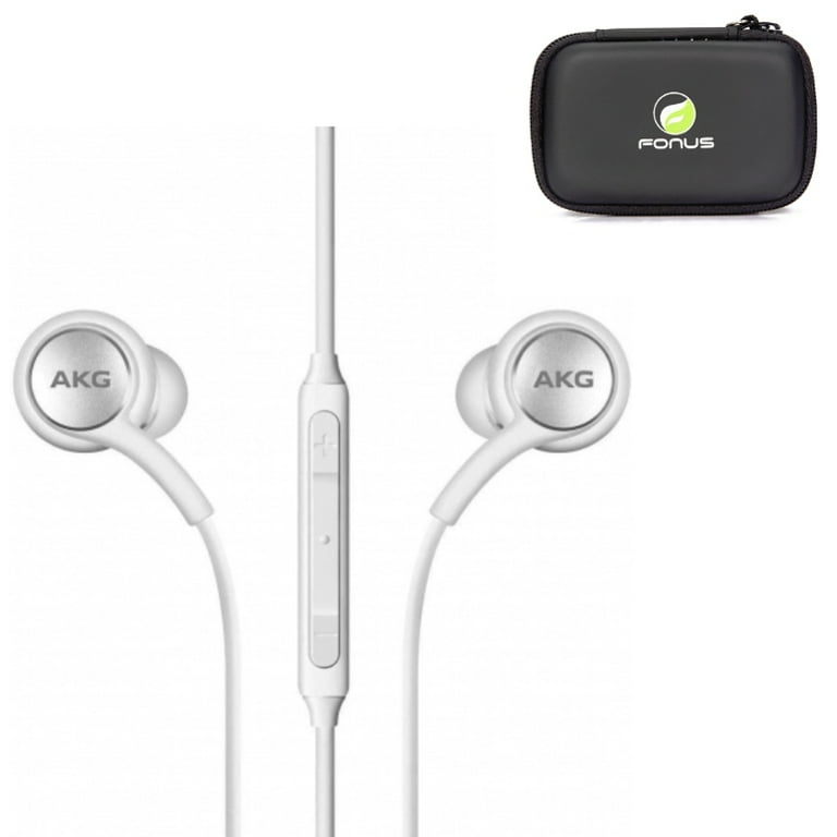 Headphones Hands-free Authentic AKG Earphones Earbuds with Hard Headset  Case A1N for LG V35 ThinQ, X Power, K20 V, Q7 Plus, G8 ThinQ, G7 ThinQ,