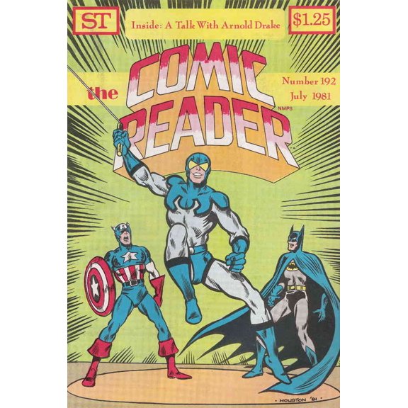 Comic Reader, The #192 VF ; Street Enterprises Comic Book