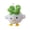 White, variant on Garlic Bird Talking Plush Toy - Funny Sound Keychain Plushie, Creative Mini Stuffed Animal Keyring Purse Charm, Weird Funny Prank Gift for Friend, Graduation Birthday Stocking Stuffer Light Gray