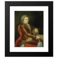 thumbnail image 2 of Rafael Ximeno y Planes 12x14 Black Modern Framed Museum Art Print Titled - Portrait of Manuel Tolsa, 2 of 5