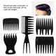 thumbnail image 3 of Peine para Volumen Hombre, Peine De Dientes Anchos, Máquinas para Hacer Palomitas De Maíz 5Pcs Hombres Portátiles Peine De Peluquería para Cabello Retro Aceite Peine De Dientes Grandes Y Anchos Amonsee No, 3 of 5