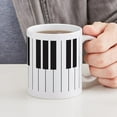 thumbnail image 6 of CafePress - Piano Keyboard Mug - 11 oz Ceramic Mug - Novelty Coffee Tea Cup, 6 of 6