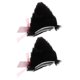 thumbnail image 1 of 1 Pair Cosplay Fancy Cat Ears Hair Clip with Bell Adorable Cat Ear Hair Pin, 1 of 4
