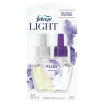 Febreze Light Odor-Eliminating Air Freshener Plug Scented Oil Refills, Lavender, 1 count
