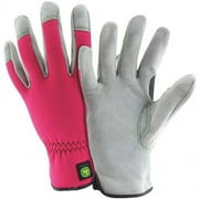 West Chester John Deere Women's Performance/Hi-Dexterity Work Gloves Pink S/M 1 pair