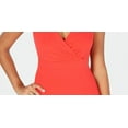 thumbnail image 5 of Thalia Sodi Women's Surplice Neck Sleeveless Top Orange, 5 of 5
