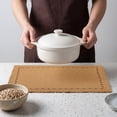 thumbnail image 4 of Unique Bargains 4pcs Washable Kitchen Table Mat Brown 15.7"x11.8", 4 of 6