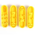 thumbnail image 1 of Cubierta Protectora Shell Rueda Lateral para M365 M365 Pro / Pro 2 Amarillo 4pcs JShteea Accesorios para bicicletas, 1 of 8