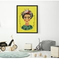 thumbnail image 7 of DesignOvation Sylvie Frida Framed Canvas Wall Art By Mia Charro, 18x24 Black, Colorful Portrait Home Decor, 7 of 7