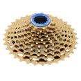 thumbnail image 3 of 11 Velocidades 34T Volante de Bicicleta Acero de Alta Resistencia Rotación Suave Cassette de Velocidad de Bicicleta de Carretera Silenciosa para Ciclismo Oro, 3 of 10