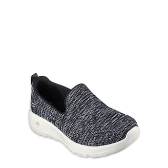 Skechers Women's D'Lites Slip-On Mule Sneaker Grey/Mint 6.5