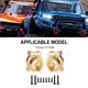 thumbnail image 4 of Tholdsy RCGOFFLOW, 2 piezas, Kit de bricolaje de eje de Portal trasero delantero duradero de latón para 1/10 Rc, Kit de bricolaje de eje de Kits de construcción modelo, 4 of 6