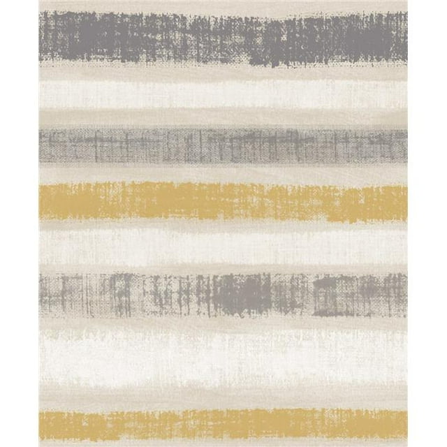 Arthouse 610604 Painted Stripe Non-Woven Wallpaper, Ochre