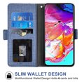 thumbnail image 2 of Phone Case For Samsung Galaxy A41 Leather Wallet Cases with Card Holder Full Body Flip Folio Cover Women Men Blue, 2 of 6