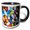 Black/White, variant on 3drose, Ma, Cape Ann, Rockport Harbor, Fishing Buoys - Us22 Wbi0717 - Walter Bibikow, 11oz Magic Transforming Mug
