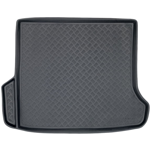 Rezaw-Plast Cargo Trunk Liner for Volvo XC70 2001–2007– Custom Fit PE Mat, Raised Edges, Odorless, All-Weather, Waterproof, 1/16in Thick,Durable Black