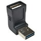 Tripp Lite TUR024-000-UP RIPPLITE Adaptateur Haute Vitesse USB 2.0- Réversible A jusqu'à l'Angle A- M-F – image 1 sur 4