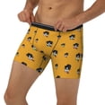 thumbnail image 3 of Xecao Cute Dog Print Boxer Briefs for Men's Stretch Moisture-Wicking Underwear, Mid-Rise Classics breathable fabric, 3 of 7