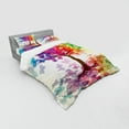 thumbnail image 3 of Ambesonne Abstract Bedding Set 3 Pcs, Colorful Spring Tree, Twin, Multicolor, 3 of 3