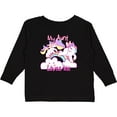 thumbnail image 3 of Inktastic My Aunt Loves Me Unicorn Girls Long Sleeve Toddler T-Shirt, 3 of 5