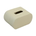 thumbnail image 2 of Caja de pañuelos de cerámica con tapa, servilletero, multiusos, resistente, para pañuelos Beige, 2 of 9