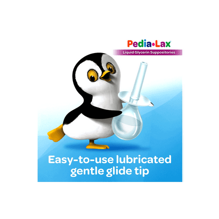Fleet Pedia-Lax 4 Ml Liquid Glycerin Suppositories For Ages 2 - 5 Years - 6 Ea