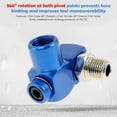 thumbnail image 4 of 4Pcs Air Hose Connector,360 Degree Rotatable Air Hose Fitting Aluminum 1/4 Inch Industrial Swivel Air Fittings 150PSI, 4 of 4