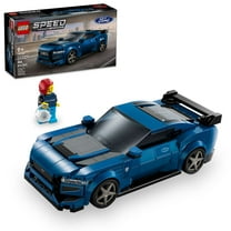 LEGO Speed Champions Ford Mustang Dark Horse Sports Car Toy, Buildable Ford Mustang Toy for Kids, Blue Toy Car Model Building Set, Back to School Gift Idea for Students Ages 9 and Up, 76920