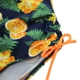 thumbnail image 4 of 7-8 Years Little Girls Swimsuit Toddler Kids Baby Girls Fashion Cute Flower Fruit Print Bikini Ruffles One-piece Swimsuit Orange, 4 of 6