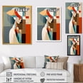 thumbnail image 4 of Designart "Female Art Deco Portrait IV" Woman Pop Art Wall Art Print, 4 of 5