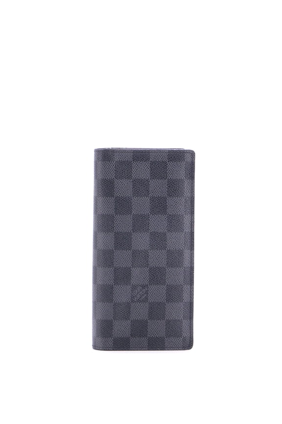 Pre-Owned Brazza Wallet Damier Graphite By Rebag