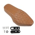 thumbnail image 2 of Retro Motorcycle  Cover, PU Leather  Pad Shock Absorption Brown  Elasticity Soft Sponge  For Motorbike Type 3, 2 of 8
