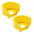 thumbnail image 3 of Miangastore 2Pcs Emergency Stop Button Protective Cover Plastic Switch Safety Protector for Industrial Equipment Prevent Accidental Activation for Factory and Warehouse Use Yellow, 3 of 9