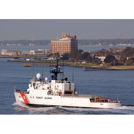 Stores In Charlottesville Va LAMINATED POSTER The U.S. Coast Guard cutter Tampa (WMEC 902) passes near Ft. Monroe in Hampton, Va., as she makes he Poster Print 24 x 36 ()
