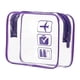 thumbnail image 1 of Bolsa de maquillaje transparente Bolsa portátil multiusos Bolsas de maquillaje cosmético Organizador de maquillaje Violeta, 1 of 9