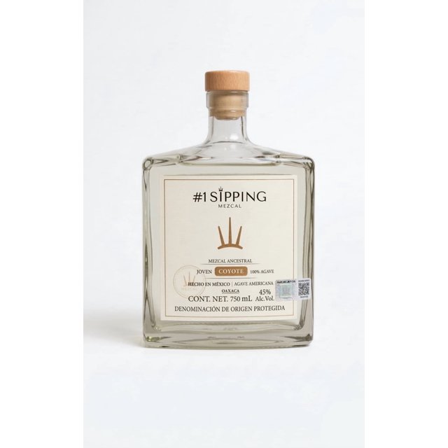 Mezcal Ancestral #1 Sipping - Coyote (45% Alc. Vol.) #1 SIPPING MEZCAL Colección de Agaves Silvestres / #1 Sipping Mezcal artesanal