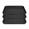 thumbnail image 3 of XIEULQP Boot Tray for Entryway with Raised Edge - Heavy Duty Shoe Mat Drip Trays - Waterproof Pet Food Mat - Gardening Tool Tray - Black Color - Multipurpose Tray (11 x 14 Inch), 3 of 4