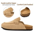 thumbnail image 5 of Decould sylf Women's Suede Mules & Clogs Soft Cork Footbed Potato Shoes Slip On Comfort Casual Shoes with Arch Support, 5 of 8
