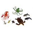thumbnail image 1 of s de animales del de plástico, 8 Uds., marinas, modelo de juguete, , tortuga Baoblaze Juguete de los animales del océano, 1 of 8