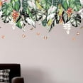 thumbnail image 4 of Billuyoard 4 piezas de calcomanías de pared de plantas verdes pegatinas removibles planta TV telón de fondo póster dormitorio sala de estar aula Oficina Decoración del hogar tipo 4 Billuyoard HA083752-04, 4 of 6