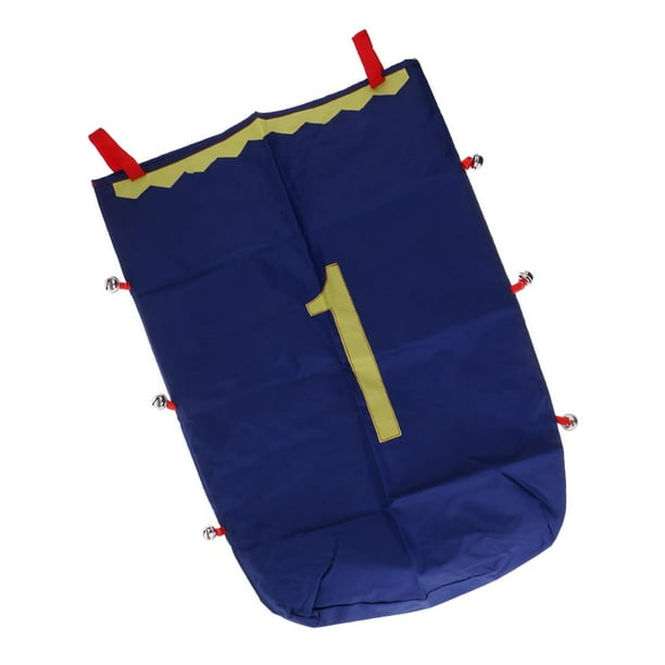 Niños Niños Familia Juegos De Carreras Salto Saco Juguete Diversión Deportes Jardín Actividad Escolar Al Aire Libre Equilibrio Entrenamiento Azul Baoblaze Jumping Sack Toy