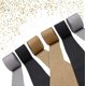 thumbnail image 2 of Roll of 6 Crepe Paper Streamers, Party Paper Streamers for Curtains - Gold Black Silver Backdrop Draping Tassel Decoration, 2 of 4
